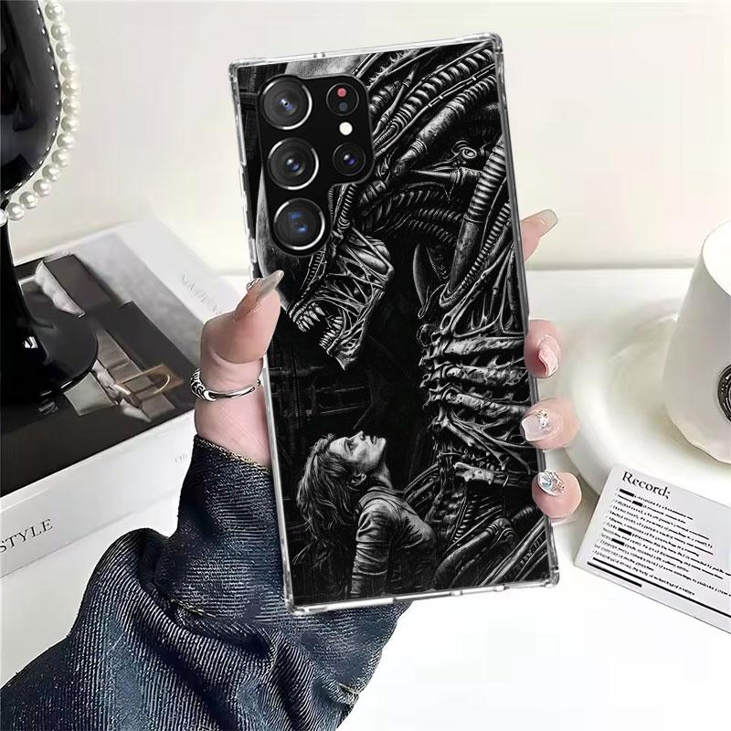 Крутой Мягкий Чехол Для Телефона A-Alien X-Xenomorph Для Samsung Galaxy S22 S23 S24 S25 Edge S26 Ultra S20 FE S21 Plus + Fundas Coque Galaxy