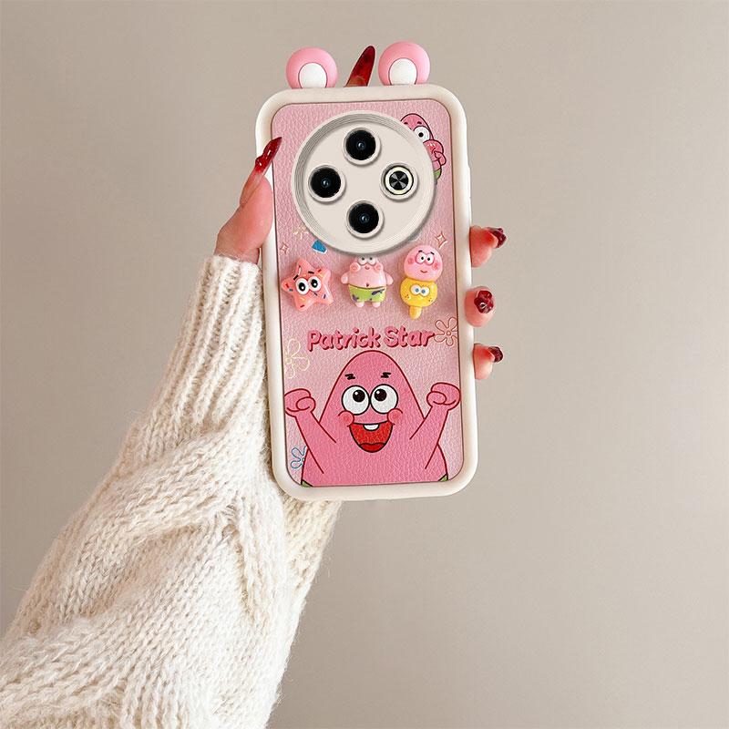 KEYSION Cute Ear 3D Cartoon Case for TECNO Spark 30C with Bracelet Soft Silicone Shockproof Phone Cover for TECNO Spark 30C