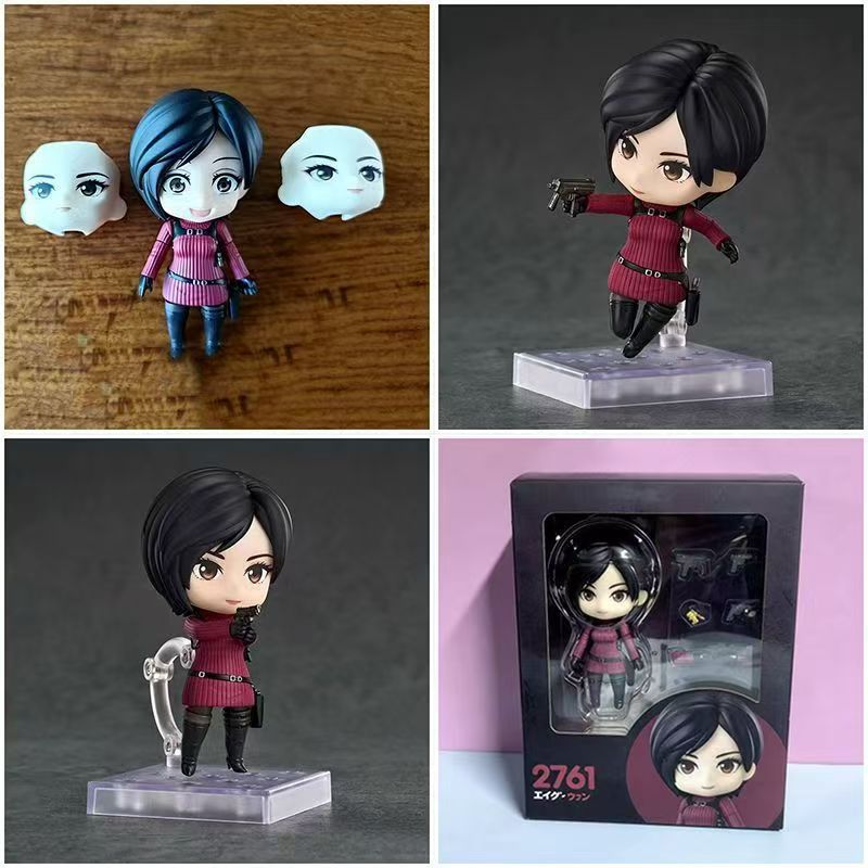 Новое поступление Nendoroid 2761 Ада Вонг Несколько сменных лиц Настольное украшение Артикулированная фигурка Модель Игрушка