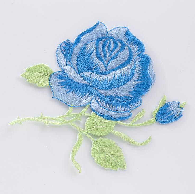 1 упаковка, аппликация в виде розы, нашивка в виде розы, вышивка лотоса, железная нашивка, аппликация, значок, тканевая наклейка, железная нашивка, швейные аксессуары