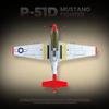 Полная модель истребителя P-51D Mustang из интеллектуальных строительных блоков, игрушка, модель, подарок 100278 Военный