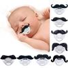 Funny Beard Moustache Infant Baby Silicone Pacifier Teat Dummy Nipple Soothers