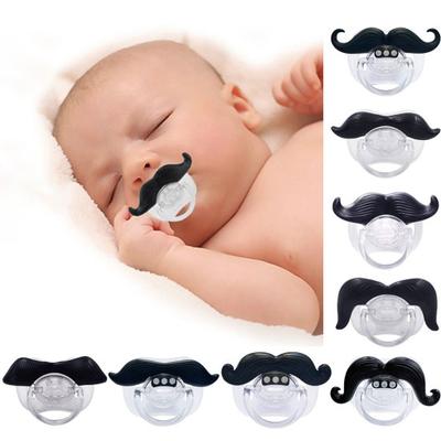 Забавная борода, усы, детская силиконовая соска-пустышка-пустышка для соски