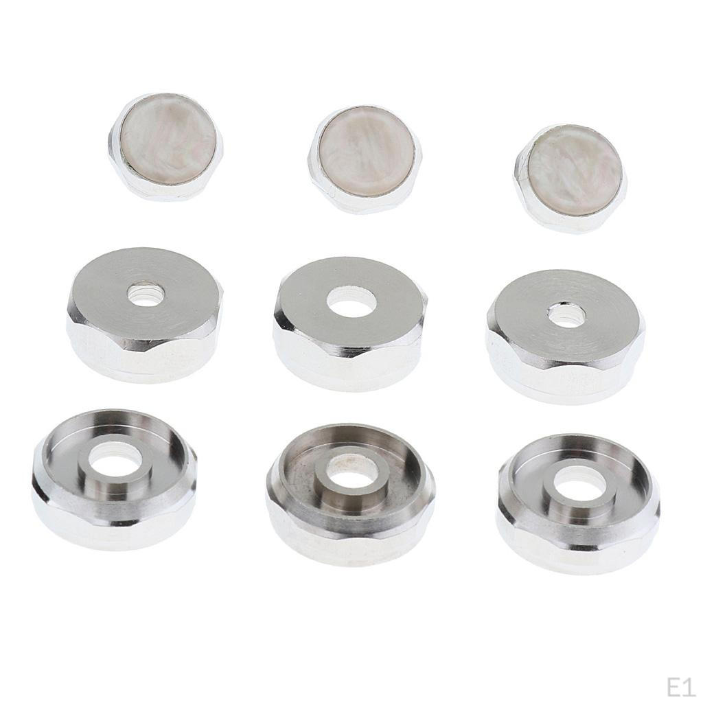 1 комплект, часть для ремонта трубы, кнопки для пальцев, аксессуары для музыкальных инструментов