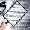 3 in 1 Hands Free Magnifying Glass Large Mirror Handheld Desktop Full Page Magnifier Handheld High-Definition Magnifying Lamp