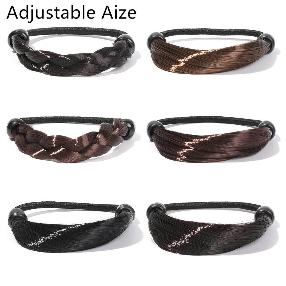High Quality Multicolor Wig Elastic Band Headwear Head Rope Hair Ring