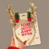 Christmas Headband Christmas Antler Hairpin Ladies Headdress Holiday Decoration Gift Big Bow Headband Christmas Headdress