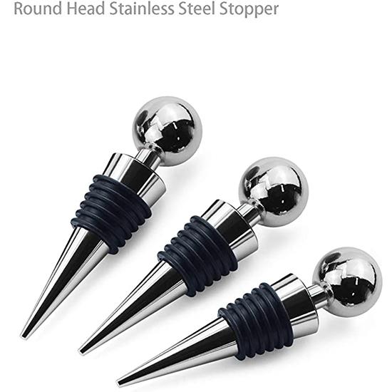 Металлическая пробка для бутылок, вакуумная новая крышка для хранения, многоразовая пробка для бутылок вина