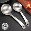 Stainless Steel Deepen Tablespoons Soup Ladle Long Handle Large Ramen Bouillon Spoon Kitchen Tableware Cooking Utensils