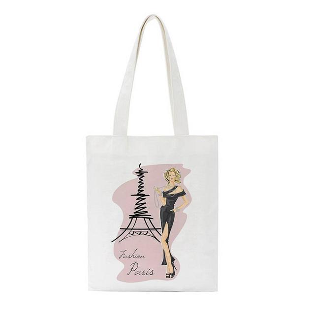 Four Cute Cat Print Crossbody Bags Large Capacity Harajuku Shoulder Canvas Bag Casual Fun Handbag Ulzzang New Women Bag Purse