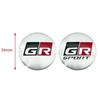 56/60/65MM Car Wheel Rims Center Hupcaps Stickers for Toyota GR Sport Camry Corolla Hilux TRD Rav4 Prius C-HR Yaris Accessories
