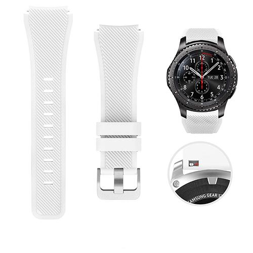 20 мм 22 мм Ремешок для Samsung Galaxy Watch 3 4 5 46 мм/42 мм/active 2 Gear S3 Frontier/S2/Sport Силиконовый Браслет Huawei GT 2 Ремешок