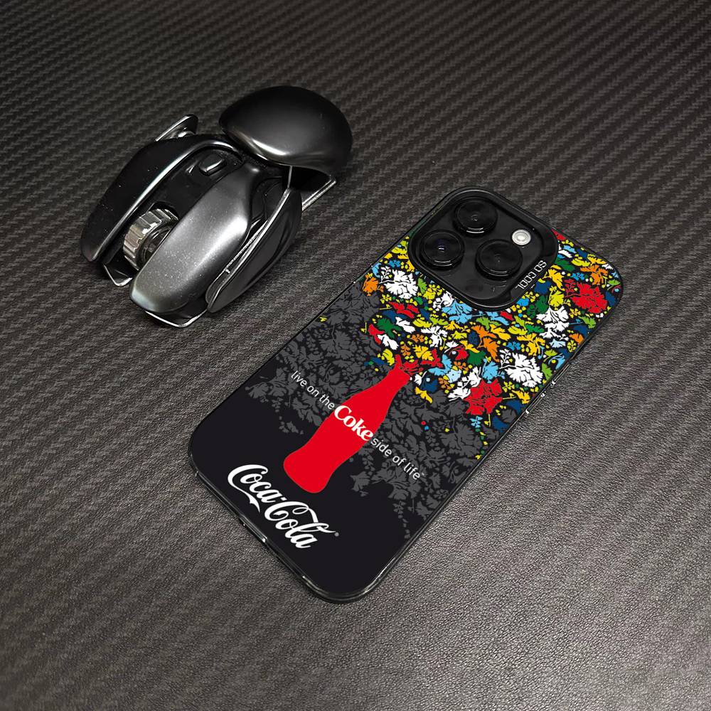 C-Coca C-cola Винтажный Логотип Для IPhone 17 16 15 14 13 12 11 Pro Max Plus Матовый Цветной Задний Чехол Для Телефона