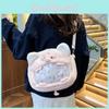 Cartoon Pink Pig Plush Bags Ergonomic Design Amples Storage School Leisures