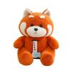 Raccoon Plush Cartoon Toy Orange Furry Stuffed Animal Children Birthday Gift