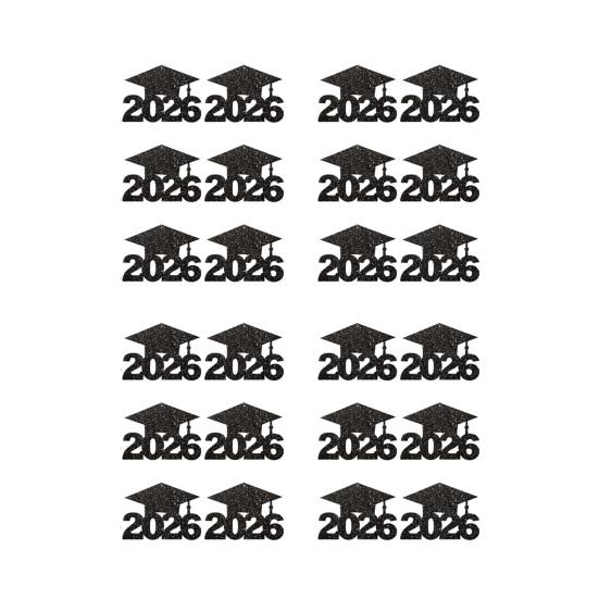 Украшения для выпускного 2026 года, centerpiece для стола на вечеринку по случаю выпускного с подвесными карточками и декоративными топперами, набор декора на тему церемонии для обеденного стола