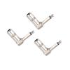 3Pcs 6.3mm 1 4inch L Type Instrument Audio Microphone Cable Connector Right Angle Plug Jack