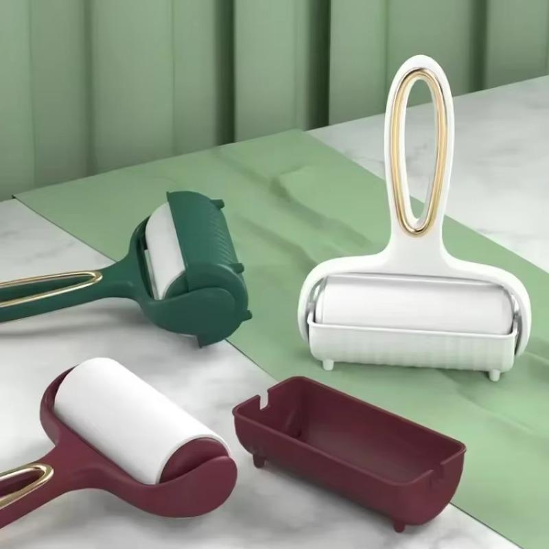 Tearable Roll Paper Sticky Roller New Cleaning Brush Plush Razor Household Cleaning Tool Brush Pet Hair Remover Clothes Carpet