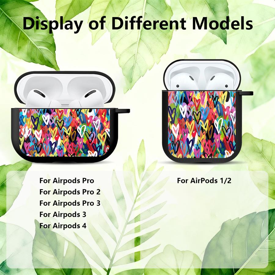 Чехол для наушников Cover Case Для Airpods 1 3 Pro2 2 Pro 4 Pro3 Цвет Любовь