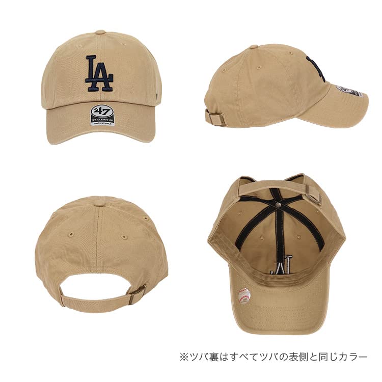 Seven 47 Cap Dodgers Cleanup LA Logo CLEAN UP CAP MENS LADIES Hat Low Cap Bone x Blue [Forty Brand] Мужская Женская