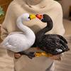 Lifelike Swan Plush Swan Toys Doll Pillow Kawaii Soft Simulation Swan Duck Swan Cute Goose Stuffed Animal Kids Gift Home Decor