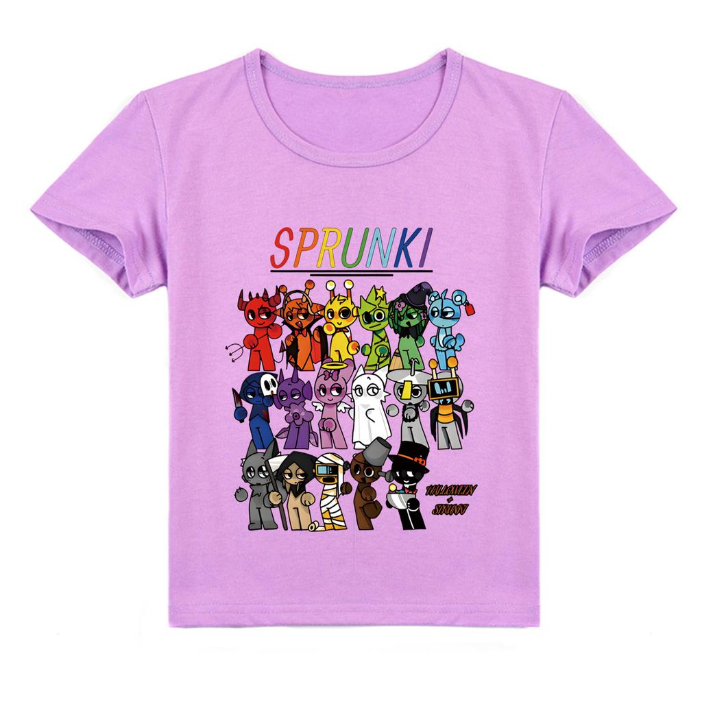 Футболка детская 2D Футболка Sprunki детская с коротким рукавом