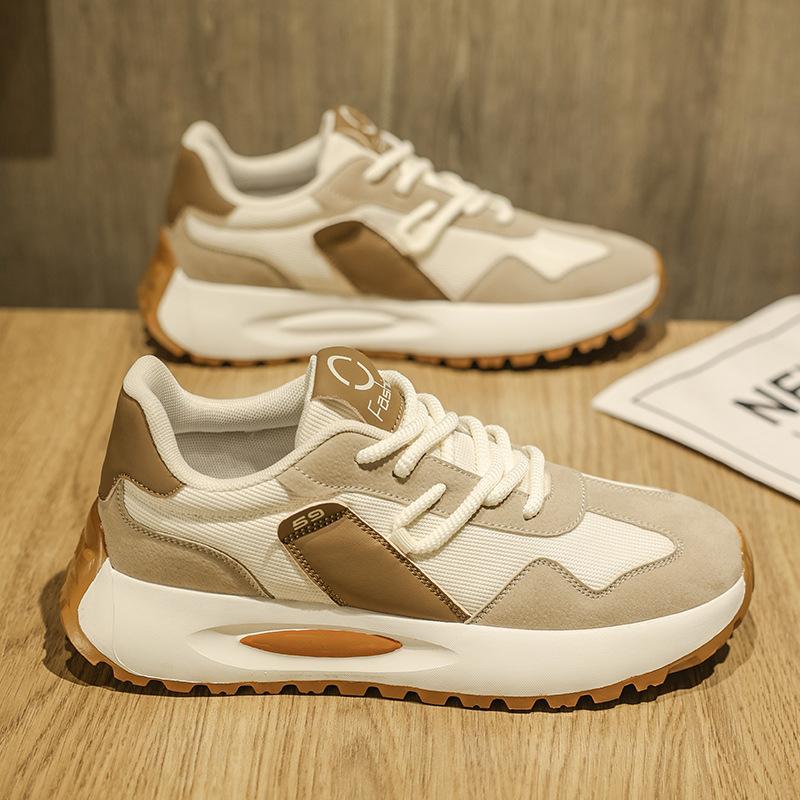 Мужская обувь на платформе, кроссовки "папины", новая обувь на все четыре сезона, молодежная спортивная повседневная обувь, дышащая обувь "Форрест Гамп"