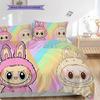 Rainbow Bunny Friends Bedding 1 Duvet Cover 2 Pillowcase Without Core Christmas Birthday Gift Duvet Cover And Pillowcase Bedding Set