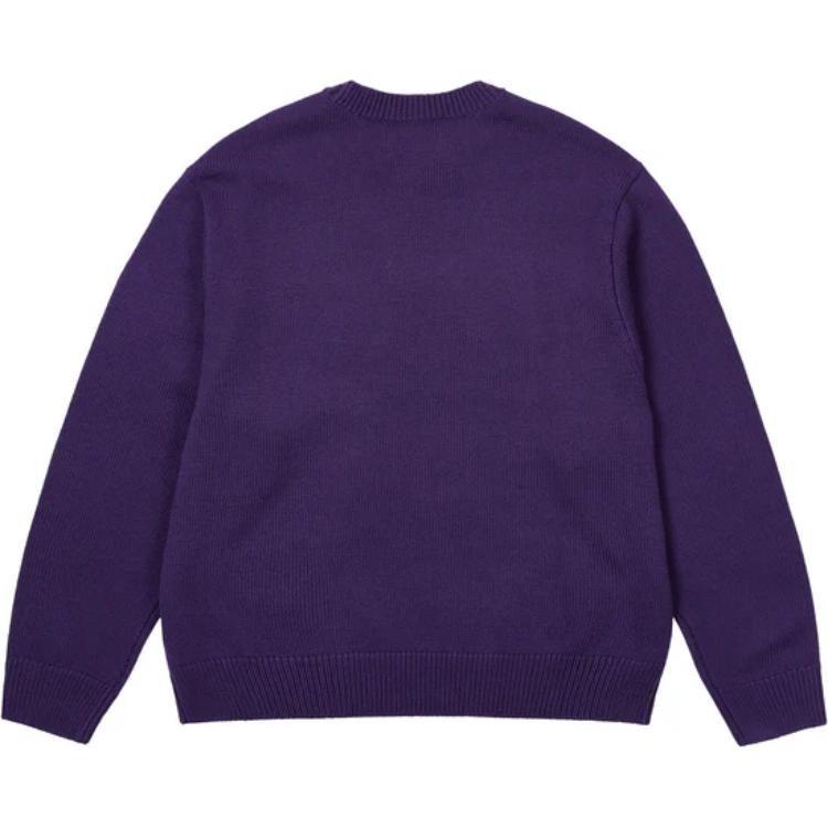 Palace Свитер унисекс FW24 Фиолетовый P27KW005