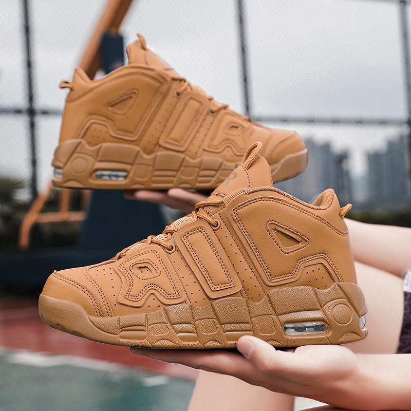 Men Casual Sneakers AIR Cushion Basketball Shoes Training Tennis Lace-Up Teens Running Sport Shoes Luxury Design Boots for Men