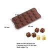 Dense Thread Ring Chocolate Silicone Mold Olive Diamond Love Mousse Complementary Steamed Cake Mold Cake Baking