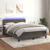 VidaXL Slat Bed Base with Mattress and LEDs, Upholstered Bed, Double Bed, Adult Bedroom Interior Bed, 3134460