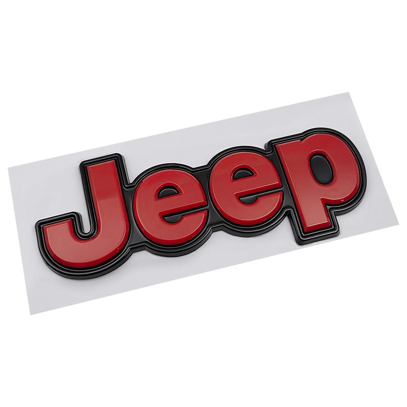 15.8CM ABS Auto Side Body Trunk Emblem Badge Sticker for Jeep Wrangler Grand Cherokee Compass Renegade Patriot Rubicon Liberty AMW1