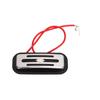 Звукосниматель Humbucker Coil износостойкий черный металлический электрогитарный звукосниматель для замены