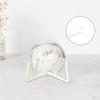 1pc Geometric Metal Iron Display Stand Holder for Ball Mineral Agate Baseball Jewelry Decor
