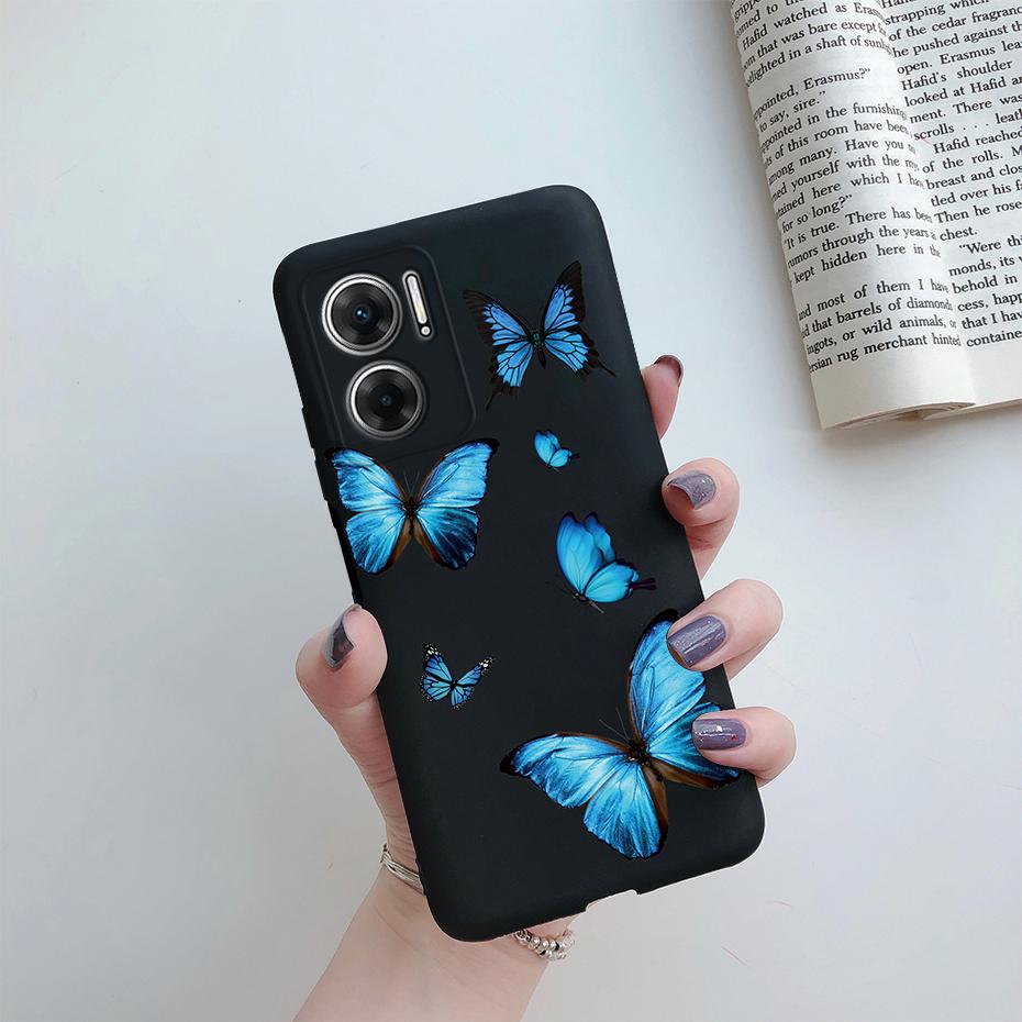 Чехол для Xiaomi Redmi 10 11 Prime Plus 5G 2022 Модный Защитный Чехол с Рисунком Сердца на Задней Панели для Xiaomi Redmi Note 11E Note11E Чехлы