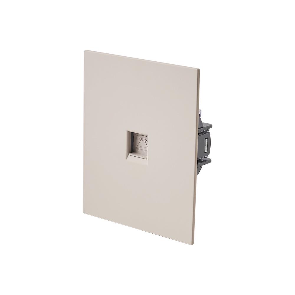 WESA European Standard Multi-hole Socket Panel with Warm Colors, Flame Retardant Protection, and Simple European Style Switch