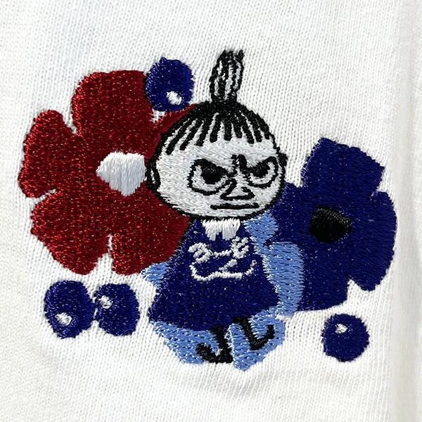 Moomin Little My Embroidered Big T-Shirt White Kesacak Series