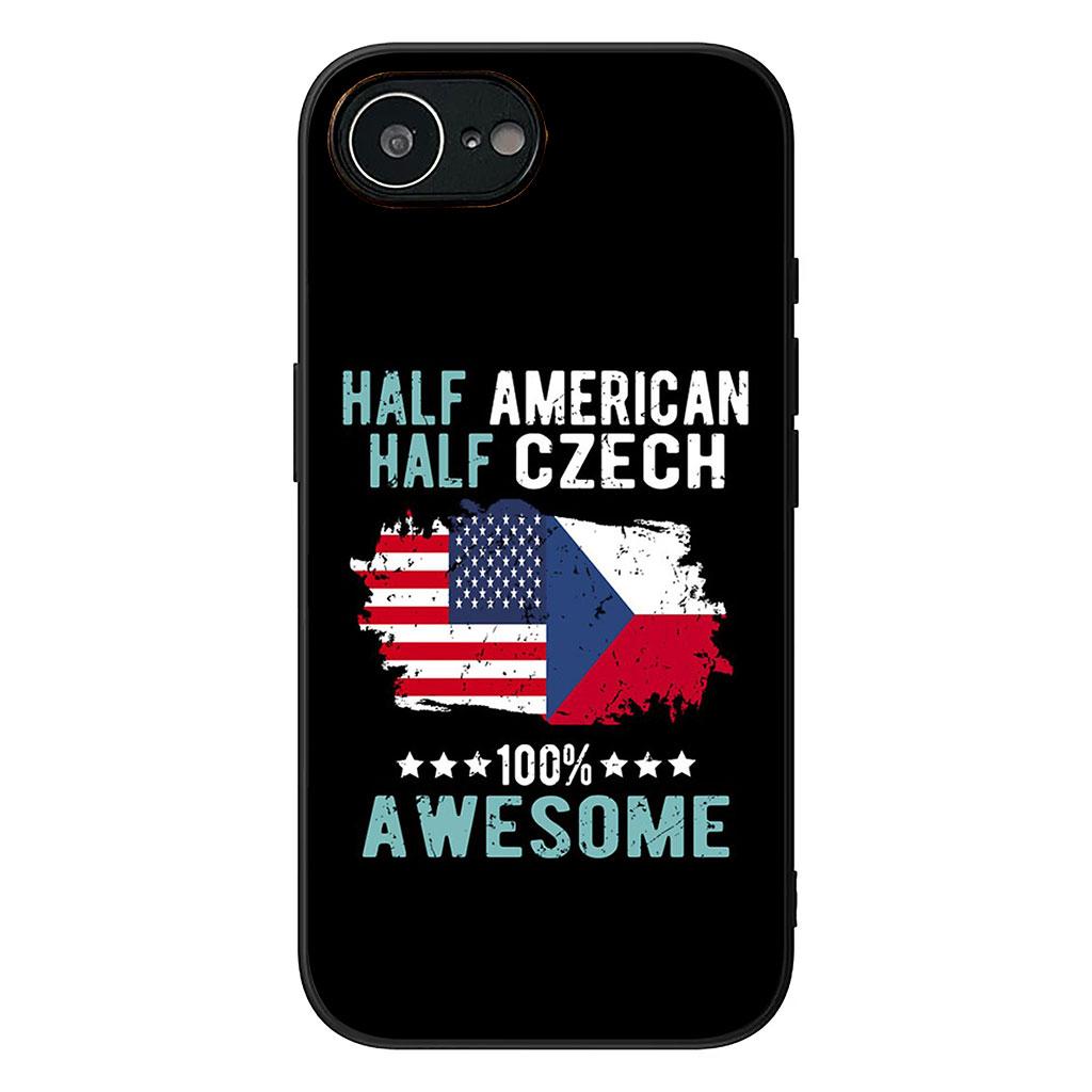 Cover for Samsung Galaxy A36 A17 A26 A07 A35 A54 A53 A13 A33 A34 S8 S9 S20 S21 FE S10 Plus Phone Case The Czech Republic Flag