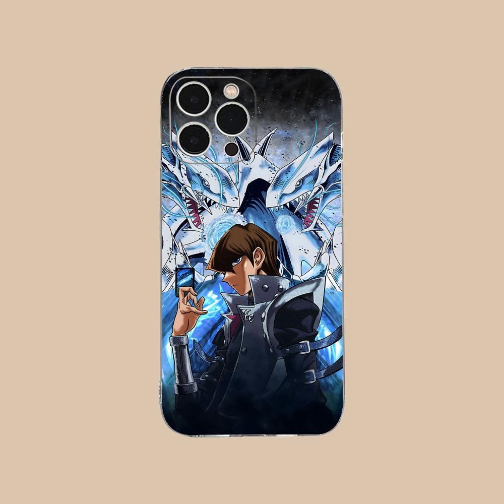 Yugioh Seto Kaiba Phone Case for iPhone 17 16 15 14 13 12 11 X XR XS Air Pro Max Plus Mini Soft TPU Clear Cover