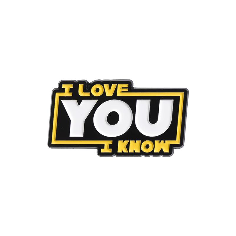 Sci-fi Movies Enamel Pins Custom The Force Brooches Lapel Badges Punk Gothic Film Lines Jewelry Gift for Fans Kids Friends