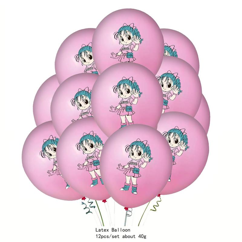 12pcs 12Inch Dragon Ball Latex Balloon Party Supplies Son Goku Party Balloon Balloons Kids Birthday Party Dcorations Gift Toys