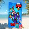 Customizable personalized beach towels Brawl Stars themed designs.Suitable for the beach, yoga, sports;ideal as beach accessories