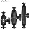 Aluminum Double Socket Arm for 1 Inch Ball Head Holder Mount Clamp for Bicycle Motorcycle Camera Extension For GoPro Insta360