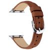 Watch Band For Apple Watch Ultra 3 2 1 49mm/Series 11 10 46mm/9 8 7 45mm/SE3 SE2 SE 6 5 4 44mm/3 2 1 42mm Genuine Cow Leather Strap with Silver Buckle
