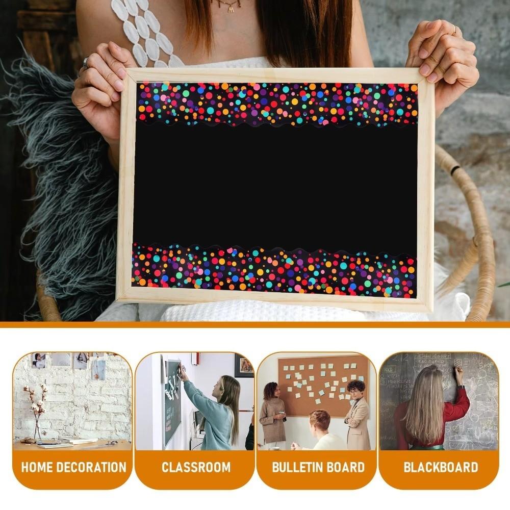Self Adhesive Chalkboard Board Border Paper Border Trim Sticker New Border Paper Handmade Crafts