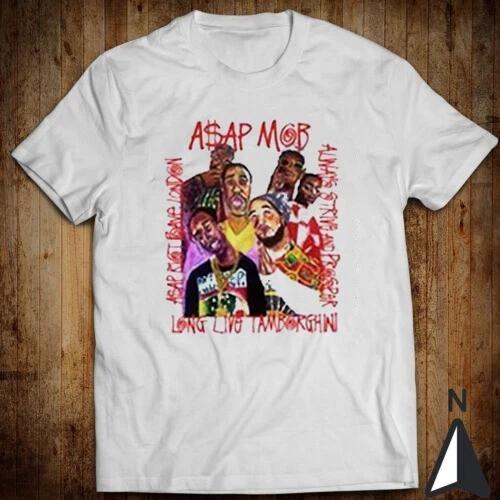 Популярная короткая футболка Asap Mob Мужская Женская Все размеры от S до 5XL TP34