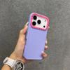 Дофаминовый Цветной Жидкий Чехол с Ощущением Кожи Для iPhone 17 Air 16 15 14 13 12 11 Pro Max Plus Контрастный Цветной Чехол-Защита для Камеры