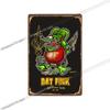 Декор Rat Fink Металлическая Винтажная Вывеска Ретро Декоративная Табличка Гараж Мужская Пещера Бар Паб Клуб Жестяная Картина Дом Гостиная Постер 20x30c