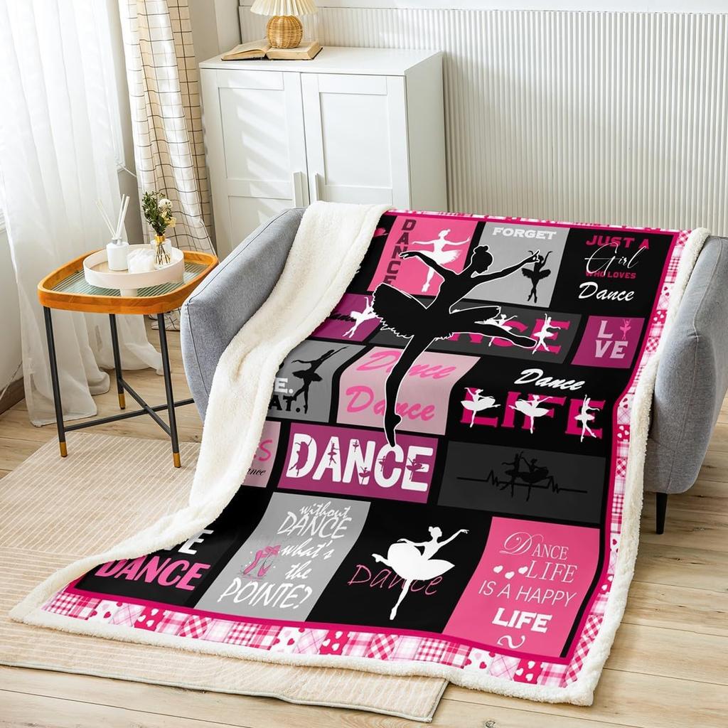 GUOYU Blanket Cute Gnomes Throw Blanket Purple Vine Flower Butterfly Blanket for Couch Sofa Lavender Bouquet Bed Blanket for Kids Boys Girls